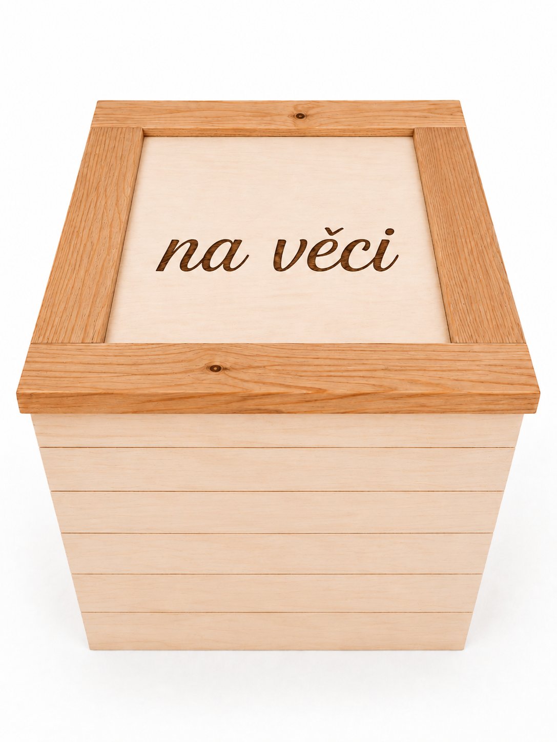 Dřevěná bedna - Smrkové dřevo - střední Dřevěná bedna - Smrkové dřevo - střední: Na věci