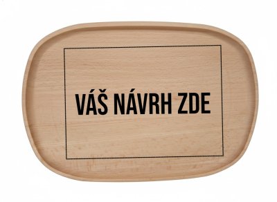 Pilina Gravírovaný Podnos 30x20 cm