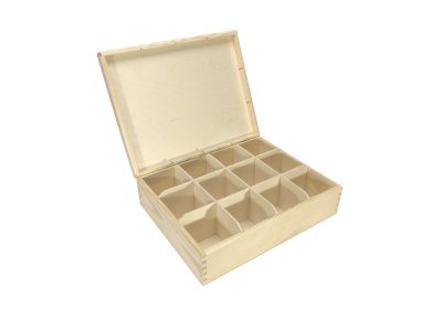 Krabička na čaj - 12 otvorů