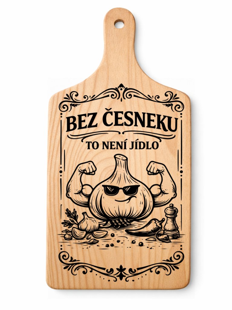 Prkénka s gravírováním
