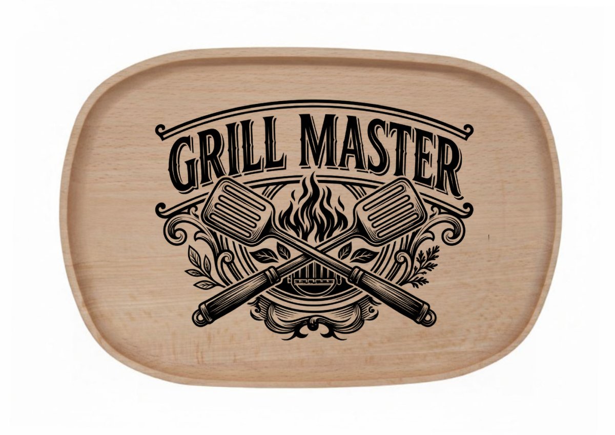 Dřevěný podnos z bukového masivu - Gril-sezona Podnosy - Gril: Grill Master